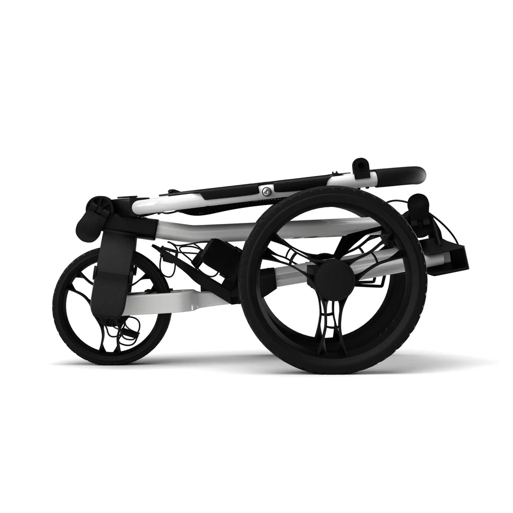 Omada Golf TriLite Golf Push Cart - (White/Black)