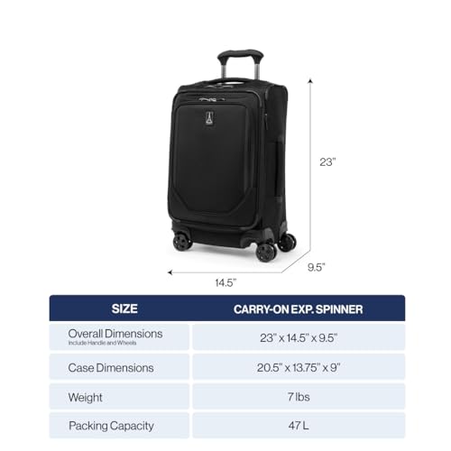Travelpro Lightweight Softside Expandable Suitcase