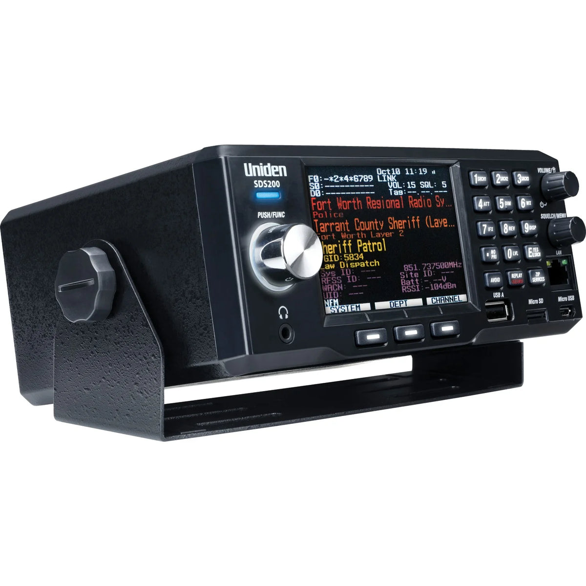 UNIDEN - SDS200 TRUE I/Q BASE OR MOBILE SCANNER FOR IMPROVED DIGITAL PERFORMANCE IN SIMULCAST AREAS & WEAK SIGNAL ENVIRONMENTS