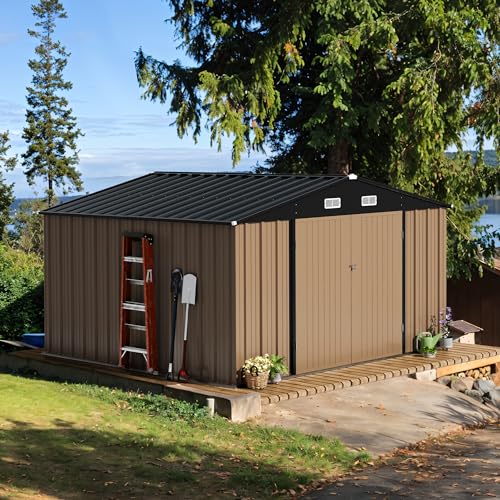 Devoko Outdoor Storage Metal Garden