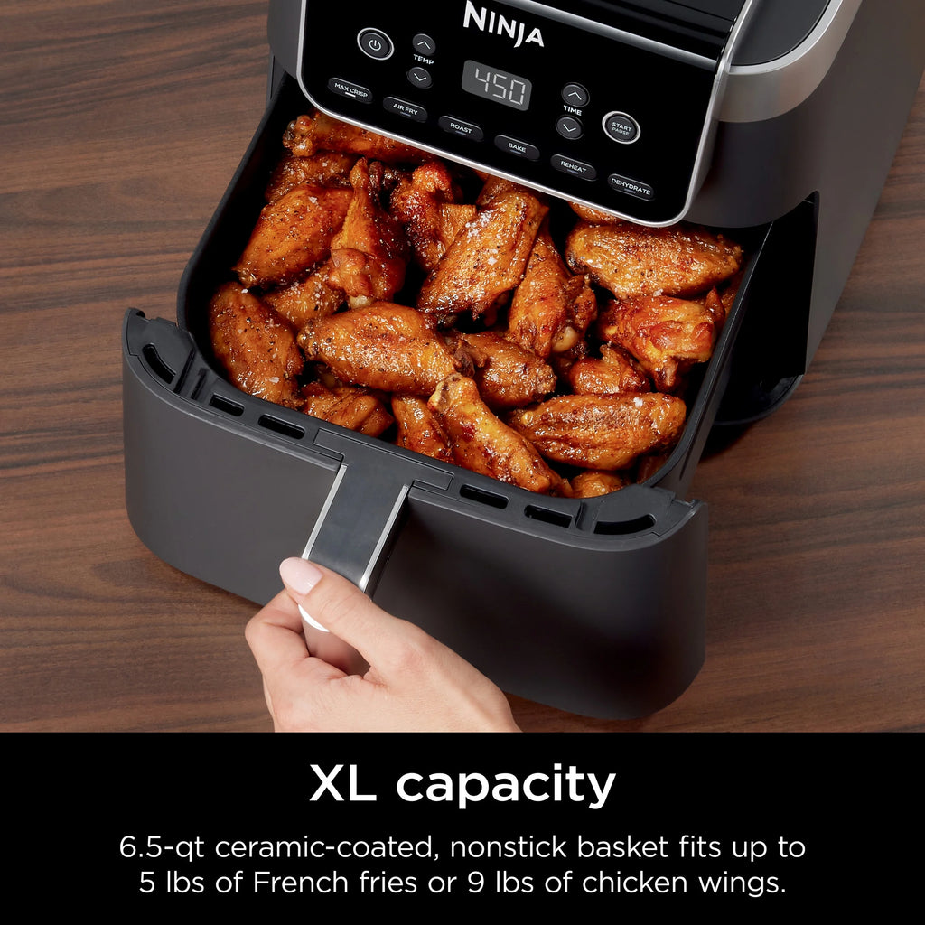 Ninja Air Fryer Pro XL 6-in-1 with 6.5 QT Capacity, Max Crisp, Air Fry, Air Roast, Bake, Reheat, Dehydrate, Max Crisp Technology, AF181
