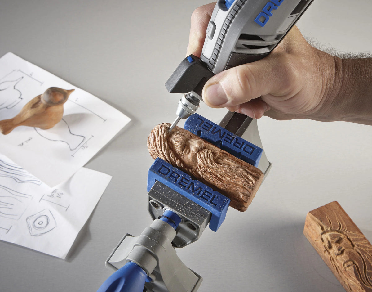 Dremel 4300-9/64 Corded Variable Speed Rotary Tool Kit with Flex Shaft and Hard Storage Case, High Power & Performance, Variable Speed - Engraver, Etcher, Sander, and Polisher