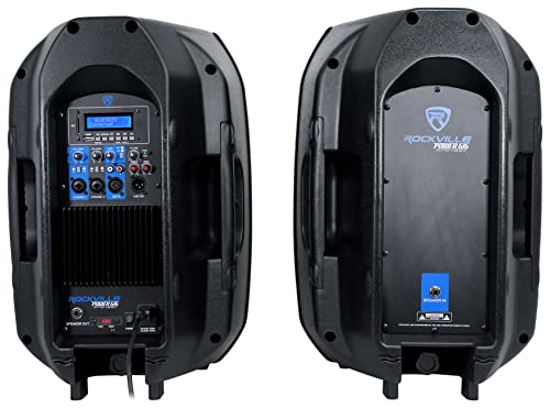 Rockville RPG122K Powered Speakers Bluetooth