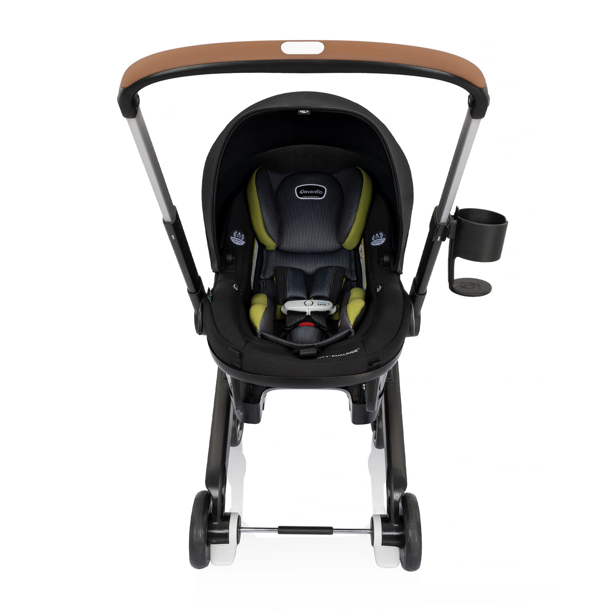 Shyft DualRide with Carryall Storage Infant Car Seat and Stroller Combo (Durham Green)