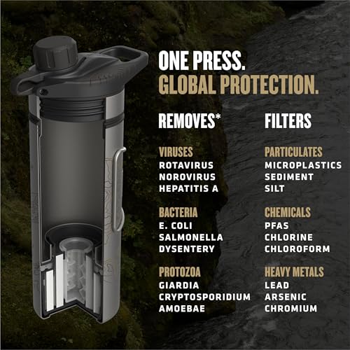 GRAYL GeoPress Titanium Water Purification