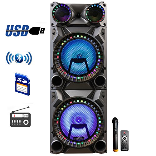 beFree Sound Rechargeable Subwoofer Speaker