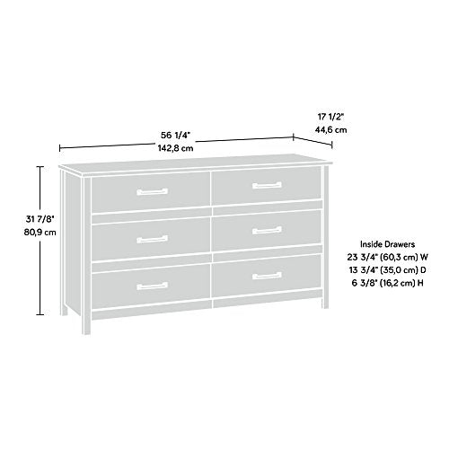 Sauder 419884 6 Drawer Dresser Lintel