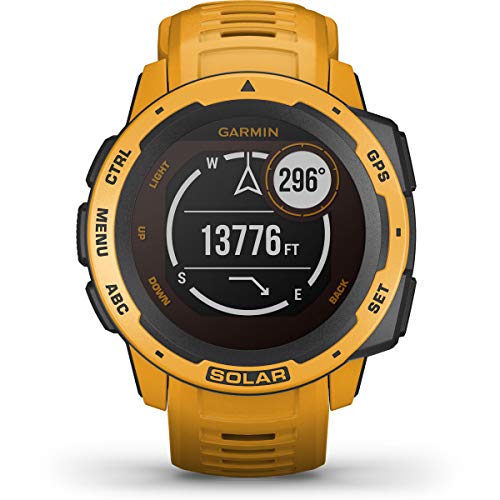 Garmin Instinct Solar Powered Smartwatch Monitoring