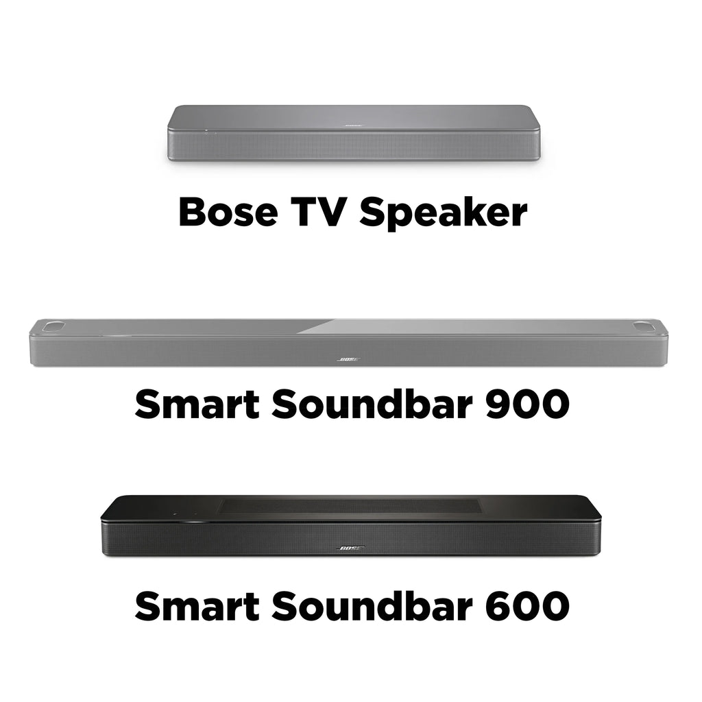 Bose Smart Soundbar 600 TV Wireless Bluetooth Surround Sound Speaker System, Black