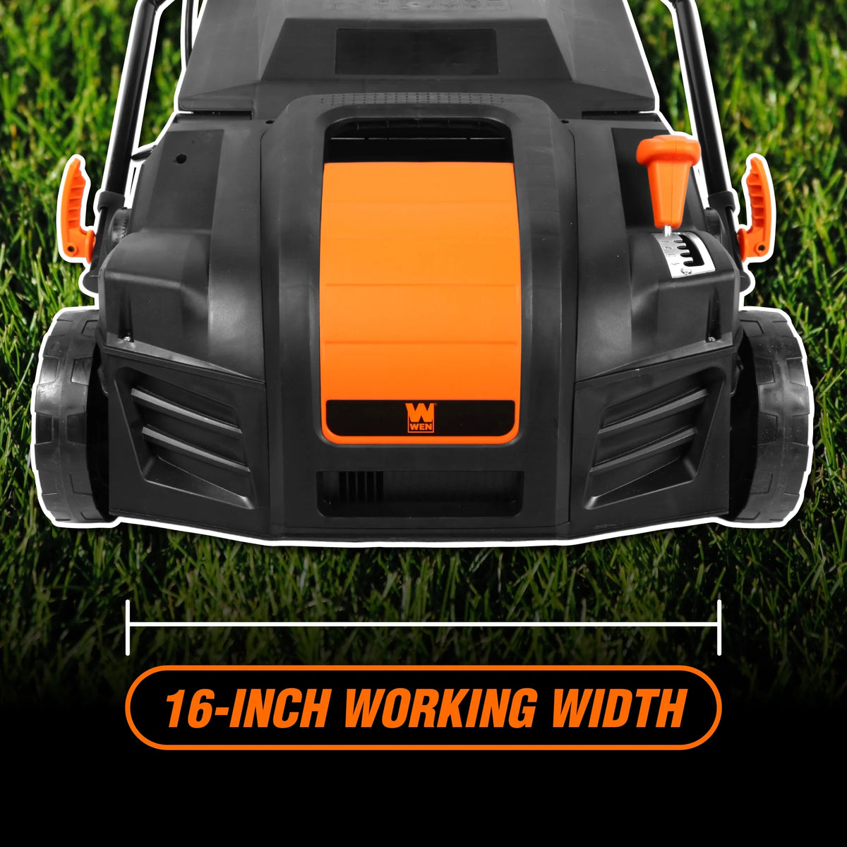 WEN 16-inch 15-amp 2-in-1 Electric Dethatcher and Scarifier with Collection Bag