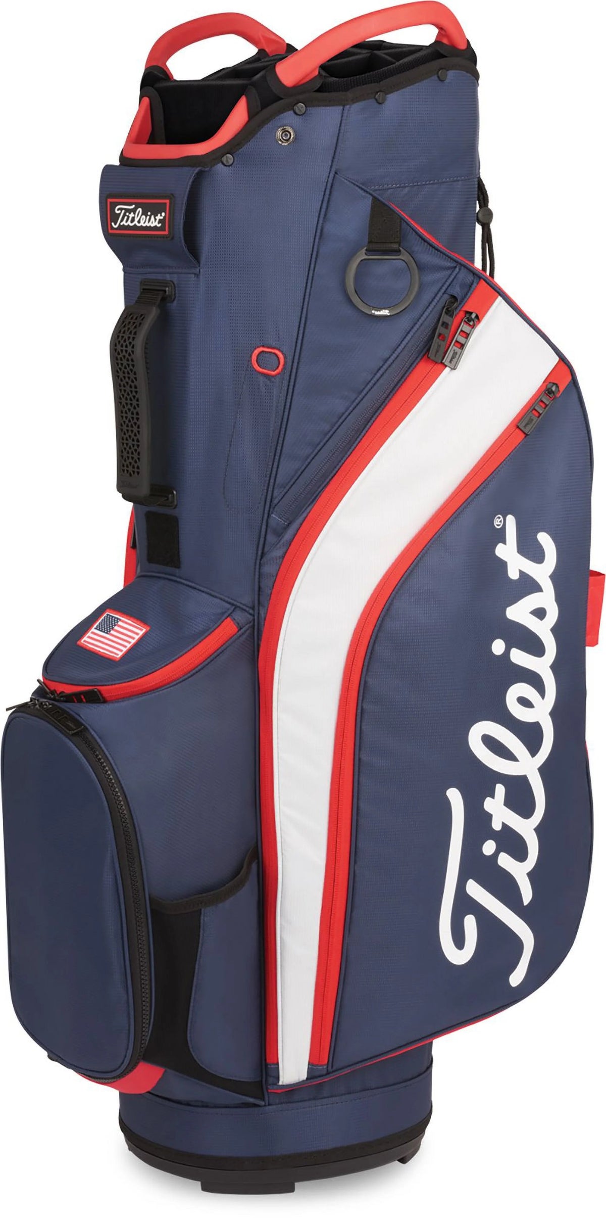 Titleist 2022 Cart 14 Cart Bag (Navy/White/Red)