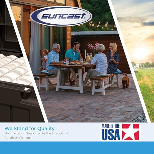 Suncast Gallon Patio Bench Storage