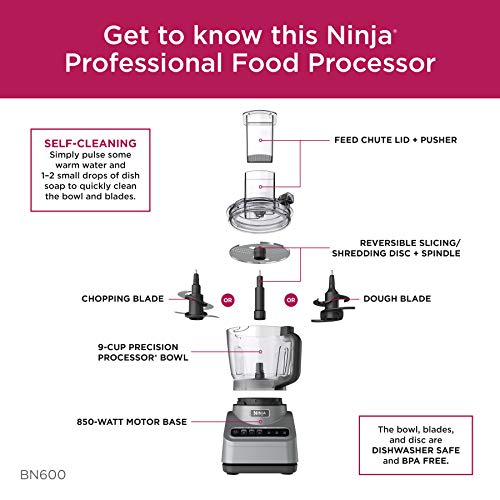 Ninja Professional Processor 850 Watts BN600C