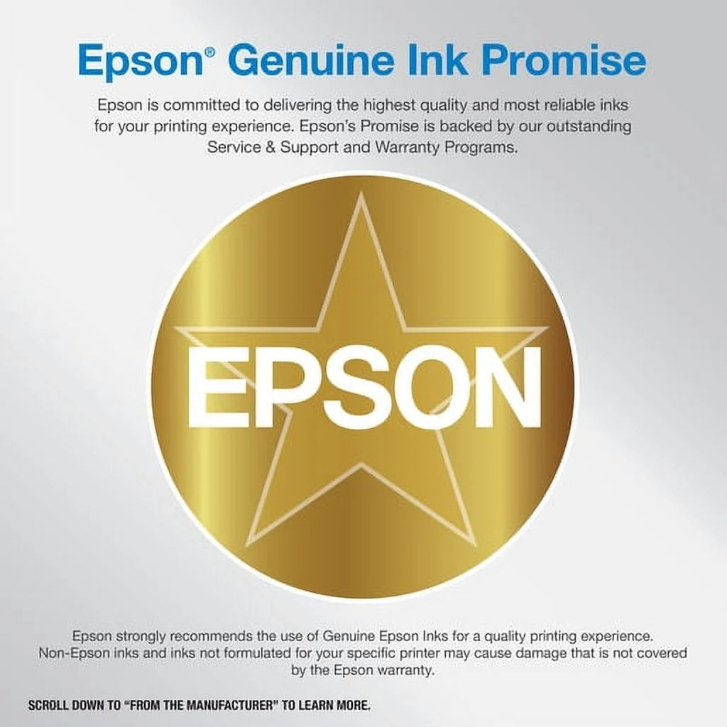 Epson EcoTank ET-3850 Wireless Color All-in-One Cartridge-Free Supertank Printer with Scanner, Copier, ADF and Ethernet