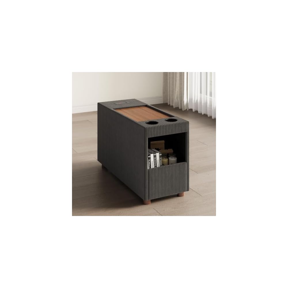 Modular Sofa,Corduroy Sofa Versatile Console Accessory,Grey