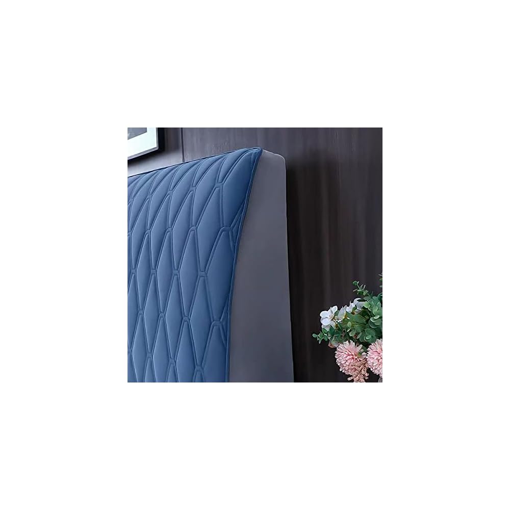 Kopfteil Abdeckung Samt Bett Kopfteil Husse, Bett Kopfteil Bezug Bettkopfteil Hussen, Kopfteilbezug Staubdicht für Schlafzimmer Bett Kopf Dekor