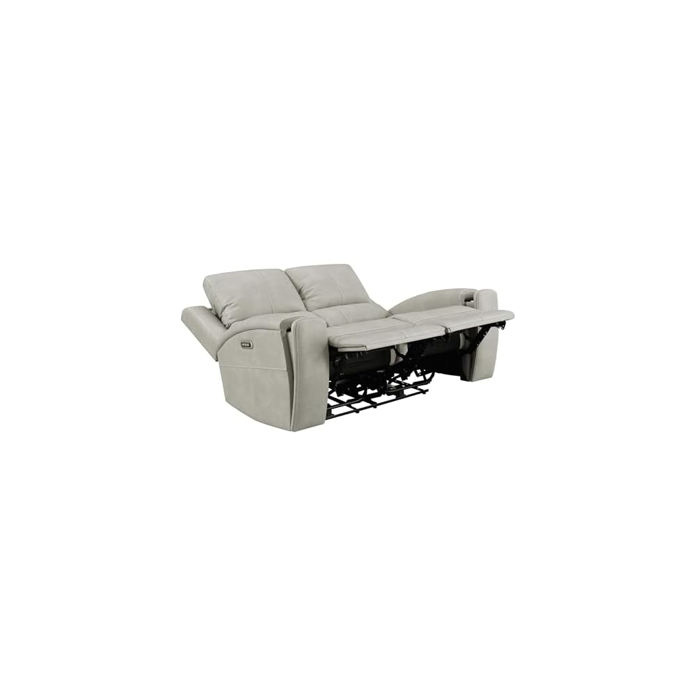 Coaster Brickston Living Room Triple Power Loveseat, Mushroom 603435PPP