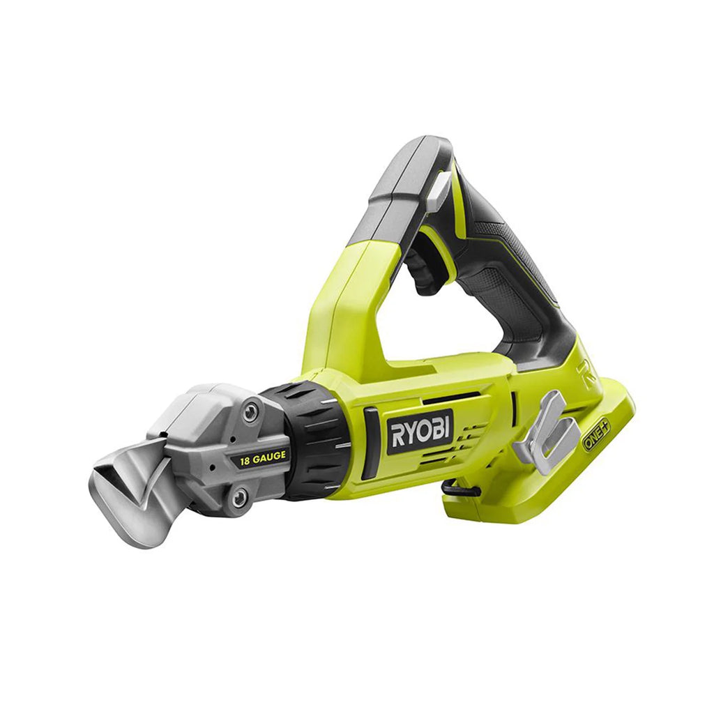 Ryobi P591 18V One+ 18-Gauge Rotating Head Offset Shear, Tool Only