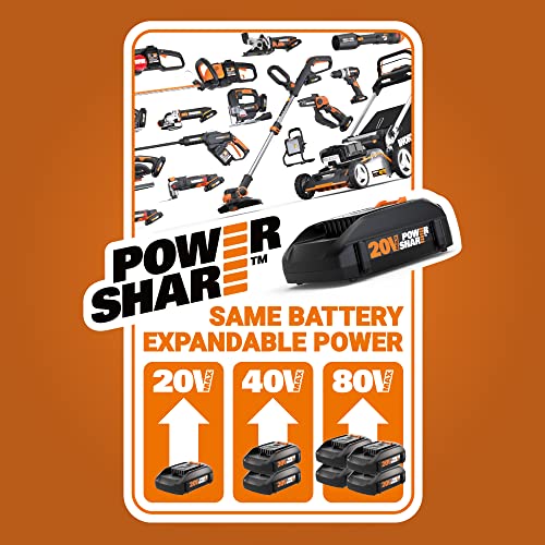 WORX WG931 Cordless Trimmer Blower