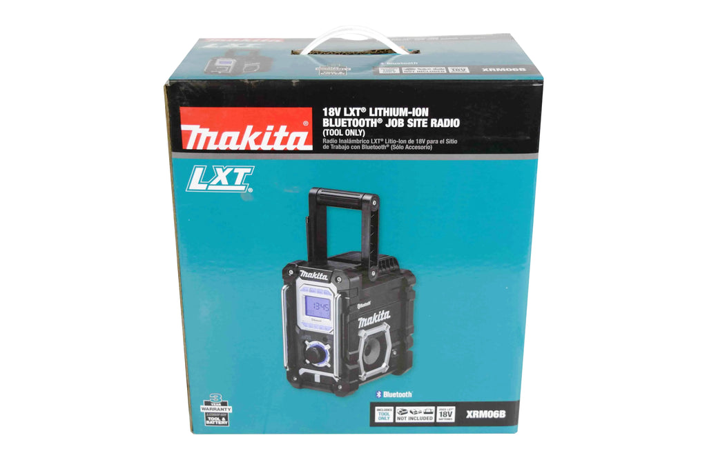 Makita XRM06B 18V LXT Lithium-Ion Cordless Bluetooth Job Site Radio (Tool Only)