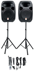Rockville RPG122K Powered Speakers Bluetooth
