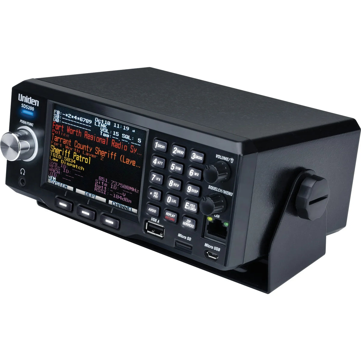UNIDEN - SDS200 TRUE I/Q BASE OR MOBILE SCANNER FOR IMPROVED DIGITAL PERFORMANCE IN SIMULCAST AREAS & WEAK SIGNAL ENVIRONMENTS