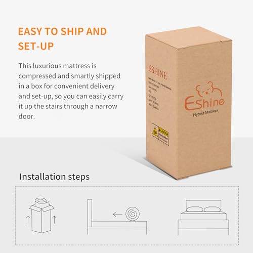 ESHINE Adjustable Frame Hybrid Mattress
