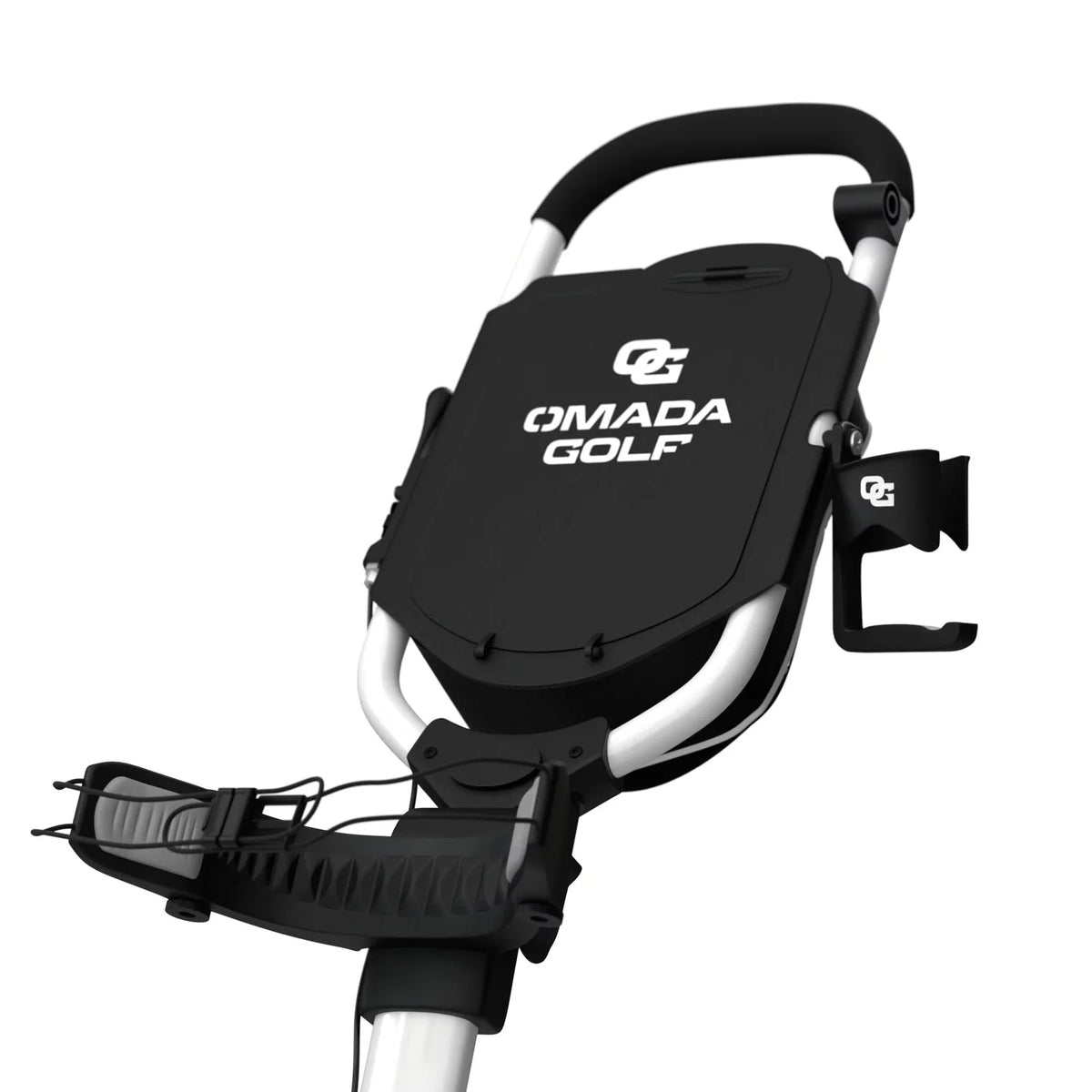 Omada Golf TriLite Golf Push Cart - (White/Black)