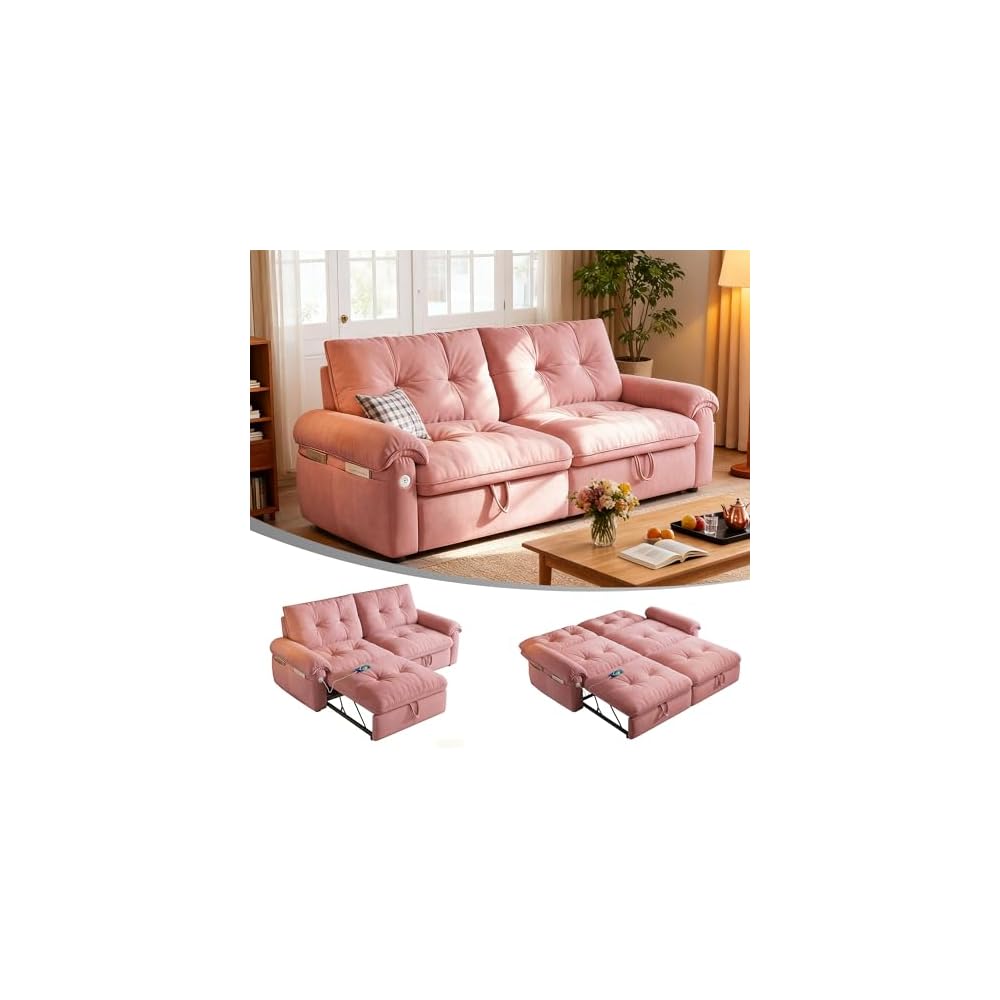 Queen Sleeper Sofa,Pull Out Sofa Bed,Couch with Pull Out Bed