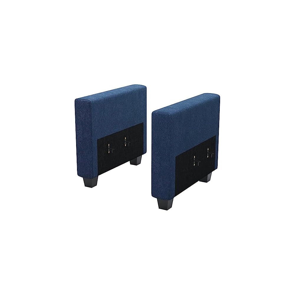 Armrest Module for Modular Sectional Sofa Couch Side Armrest for Sectional Modular Sofa Fabric Blue
