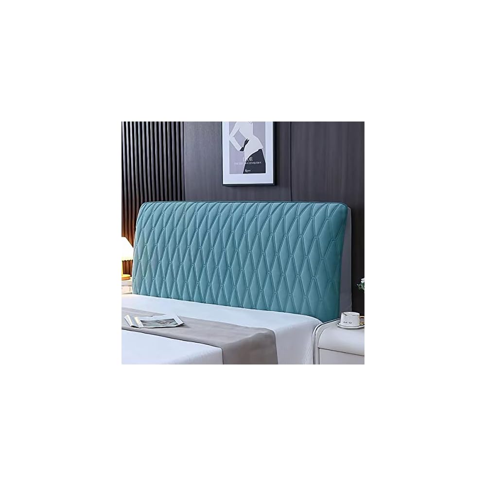 Kopfteil Abdeckung Samt Bett Kopfteil Husse, Bett Kopfteil Bezug Bettkopfteil Hussen, Kopfteilbezug Staubdicht für Schlafzimmer Bett Kopf Dekor