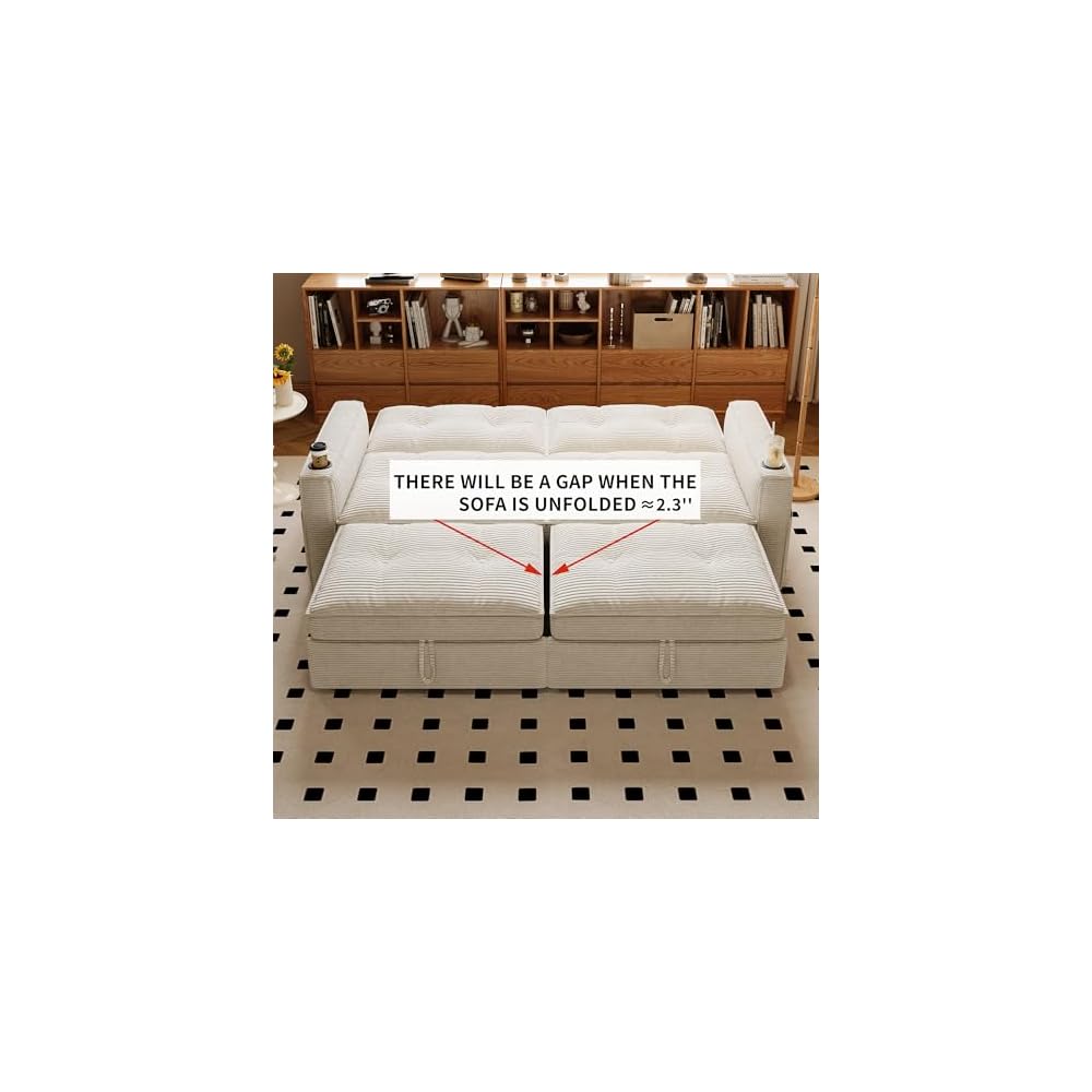 Queen Sleeper Sofa,Pull Out Sofa Bed,Couch with Pull Out Bed