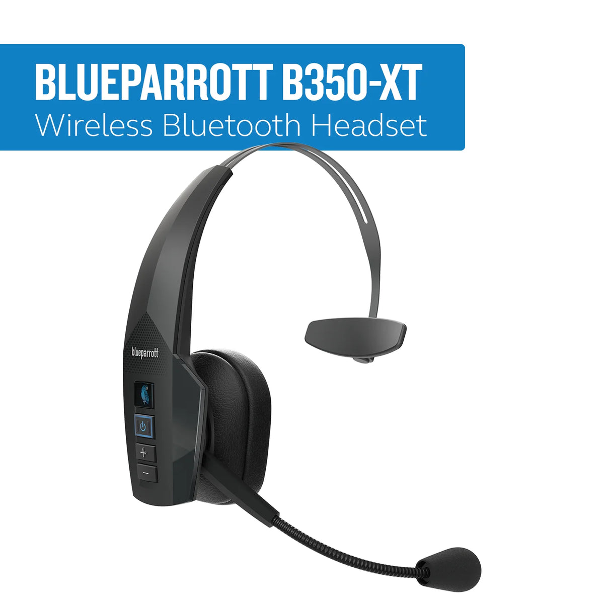 BlueParrott B350-XT Wireless Headset / Music Headphones Black
