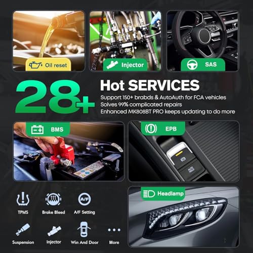 Autel MK808BT Diagnostic Upgraded Supports