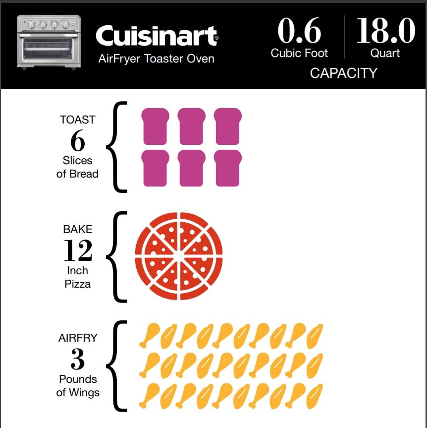 Cuisinart TOA 60 Fryer Toaster Silver