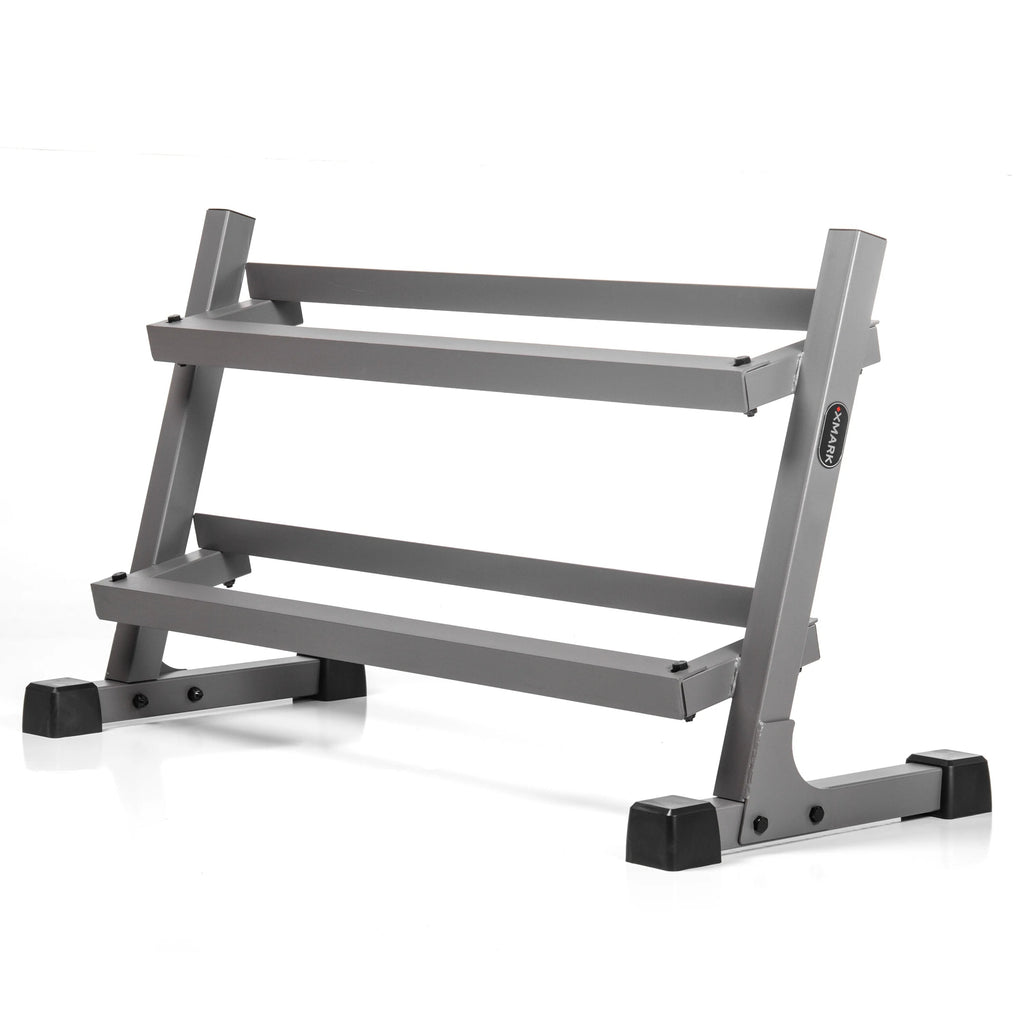 XMark's Two Tier Heavy Duty Steel Dumbbell Rack