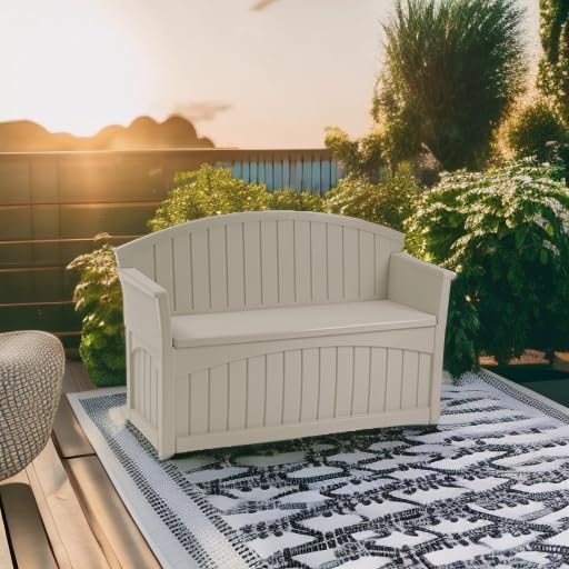 Suncast Gallon Patio Bench Storage