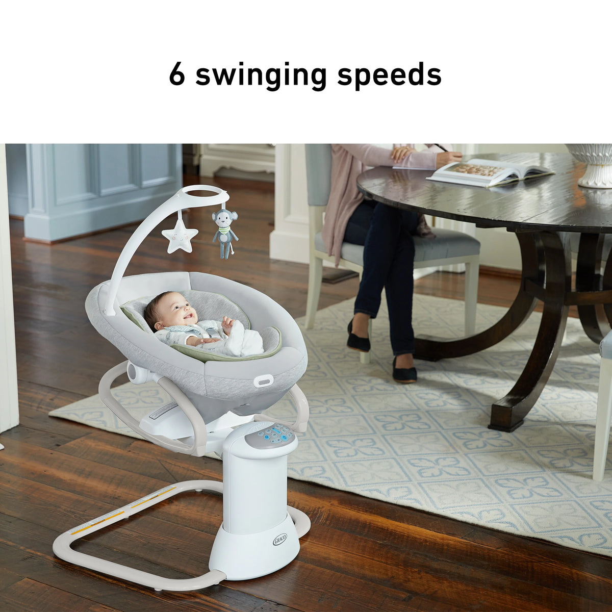 Graco Soothe My Way Swing with Removable Rocker, Madden