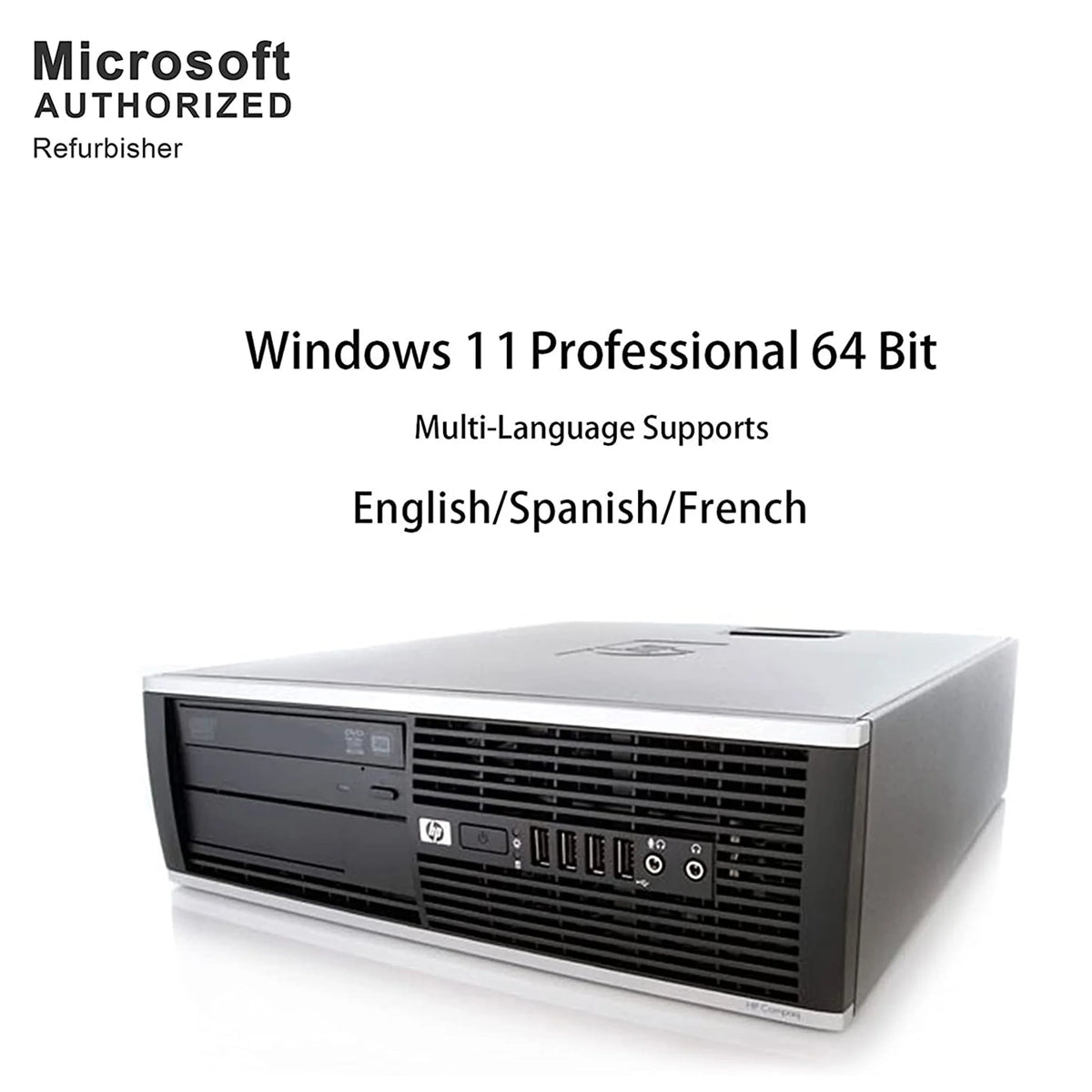 HP 8200 Elite Core I5 3.2GHz 8GB RAM 1TB HDD (Monitor Not Included) Windows 11 Pro Includes WIFI and Keyboard Mouse Desktop Computer (Used - Like )