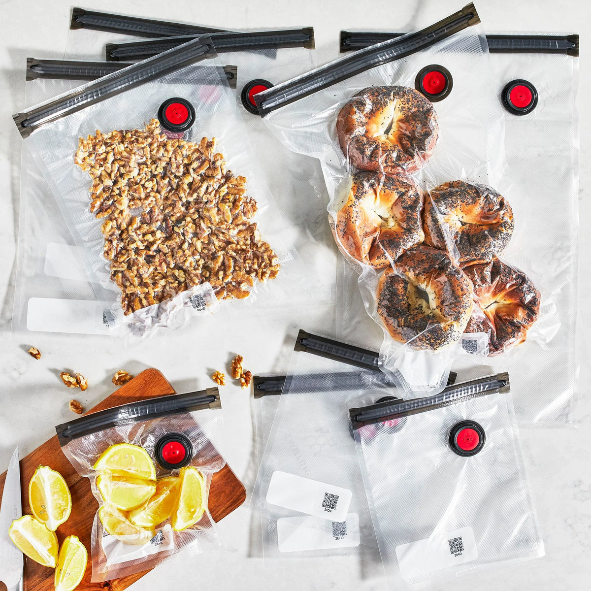 Zwilling Fresh & Save 32-pc Vacuum Sealer Machine Set, Sous Vide Bags, Meal prep, Airtight Food Storage Containers Glass
