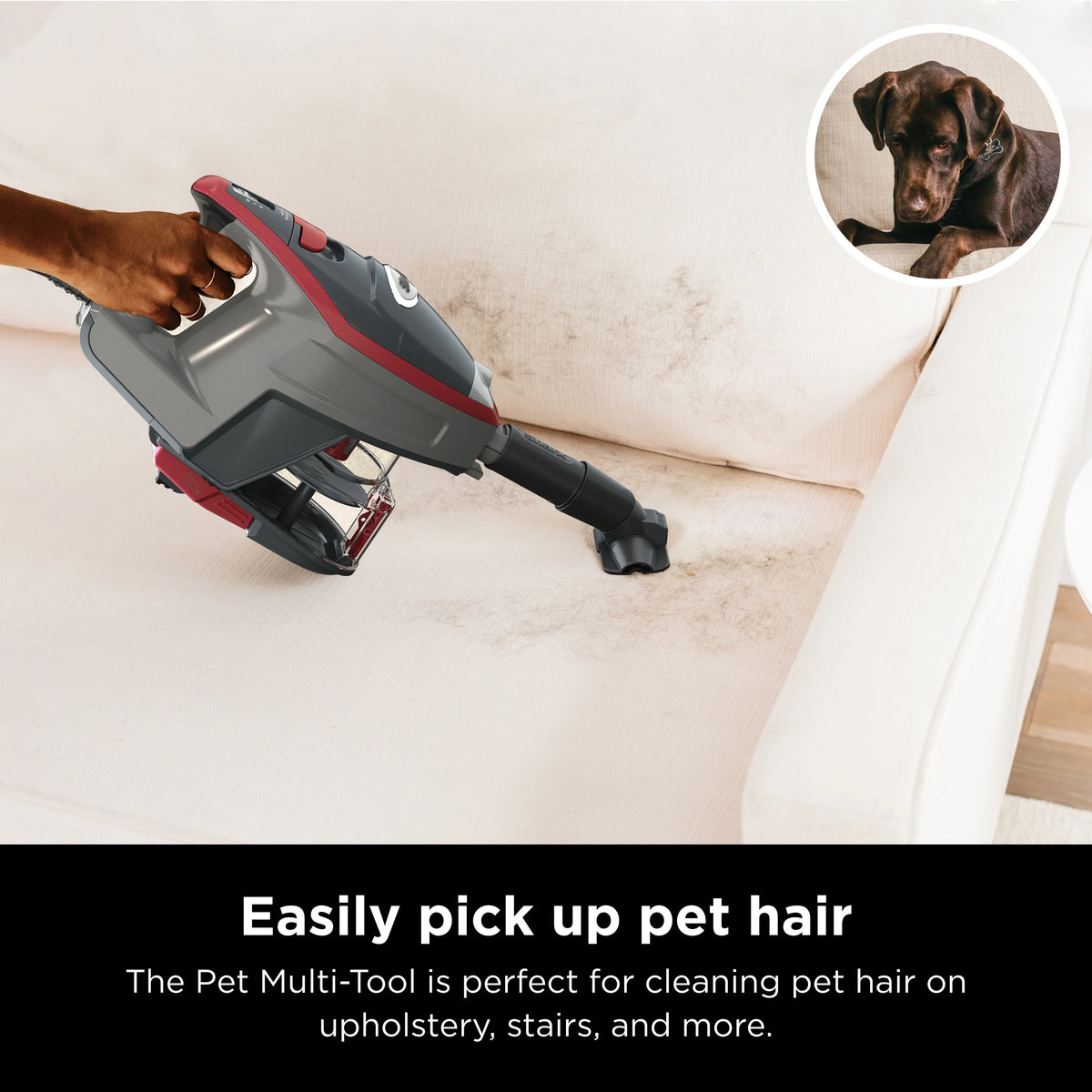 Shark Rocket Pro Corded Stick Vacuum Cleaner, Red, HV370