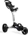 Omada Golf TriLite Golf Push Cart - (White/Black)