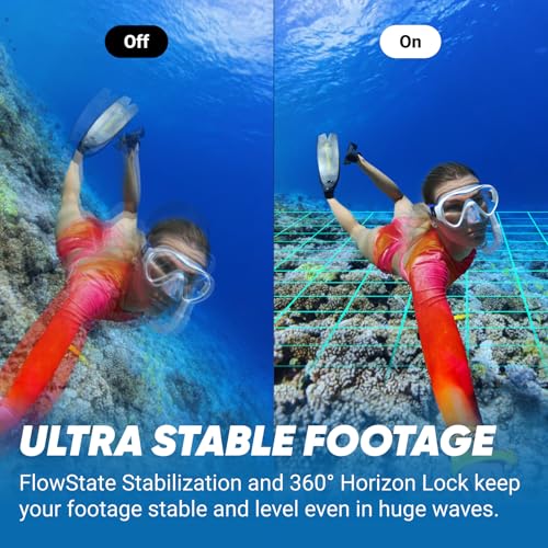 Insta360 Invisible Dive Bundle Stabilization