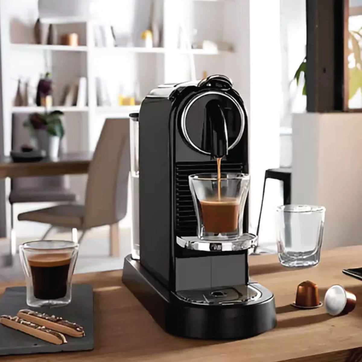 Nespresso CitiZ Espresso Machine by De'Longhi, Black