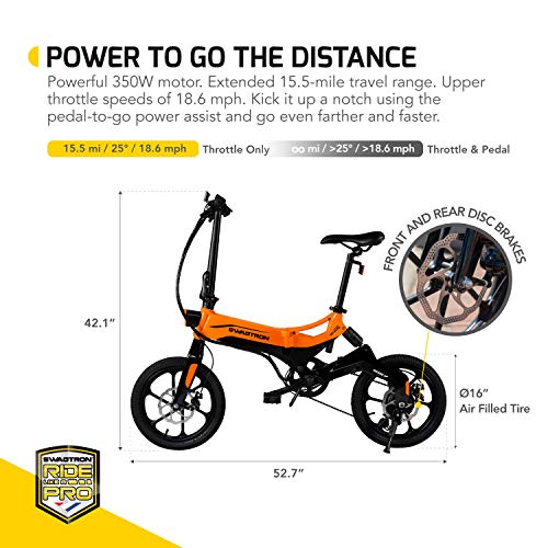 Swagtron Swagcycle Folding Electric Removable