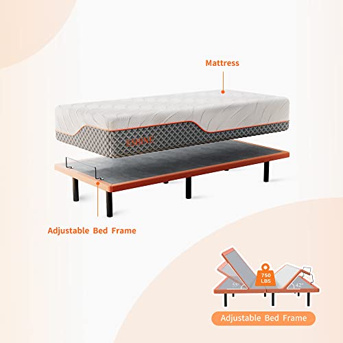 ESHINE Adjustable Frame Hybrid Mattress