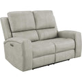Coaster Brickston Living Room Triple Power Loveseat, Mushroom 603435PPP