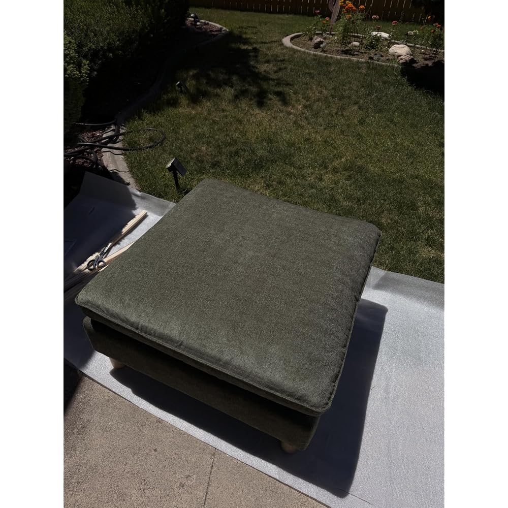 127" Large Sectional Sofa, Modular Cloud Couch, 4 Seater, Cream