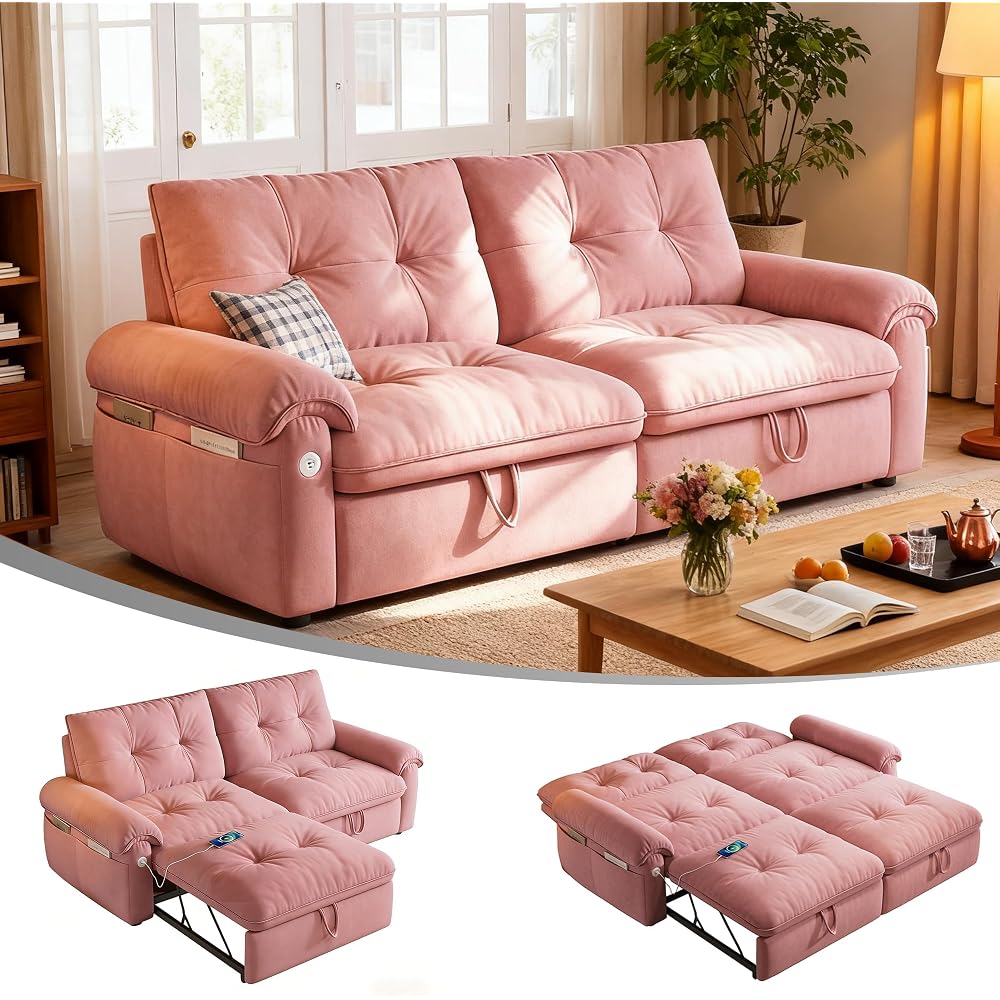 Queen Sleeper Sofa,Pull Out Sofa Bed,Couch with Pull Out Bed