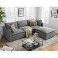 Cloud Couches for Living Room L Shaped Sectional Couch with Ottoman Deep Plush 4 Seats Sofa Modern Sofa for Apartment